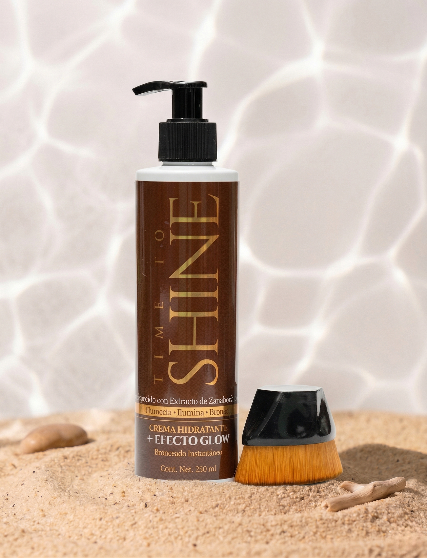 Crema con efecto bronceado + Glow instantáneo