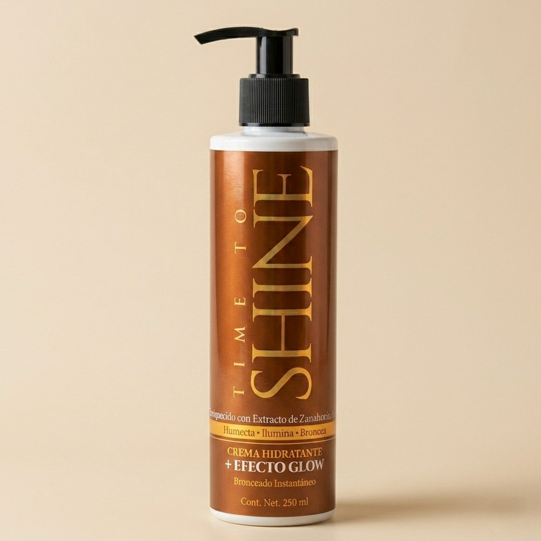 Crema con efecto bronceado + Glow instantáneo